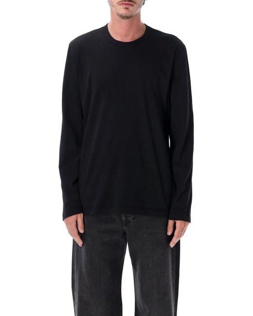 James Perse Blue Fw26 Essential Crewneck T-Shirt for men