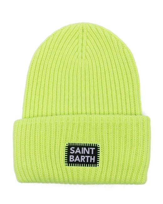 Mc2 Saint Barth Green Berry Knitted Cap for men
