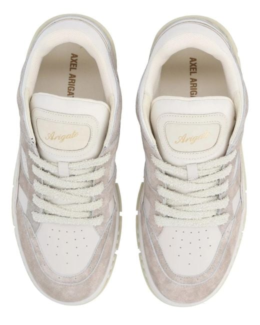 Axel Arigato White Eva Nubuck Suede Recycled Polyester Pu Rubber Sneakers for men