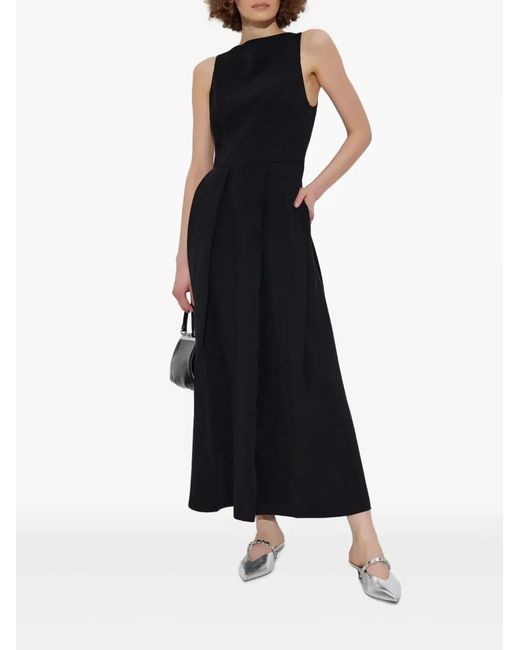 Emporio Armani Black Long Sleeveless Dress