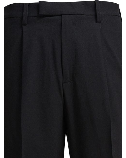 Vince Black Elastane Trousers for men