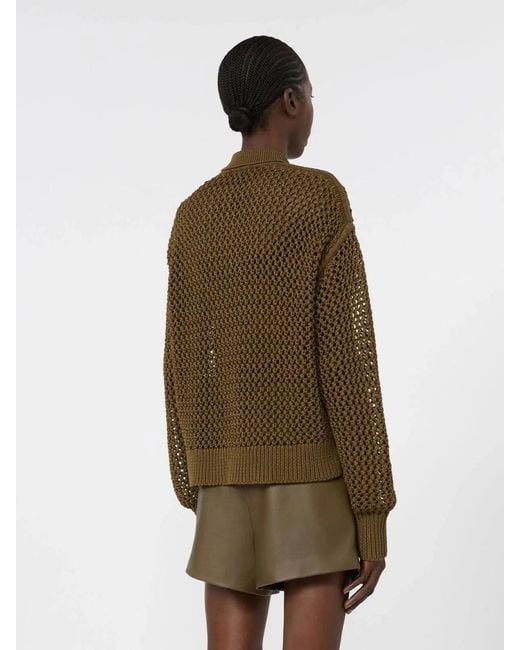 Max Mara Green Mxmfilm Cardigan
