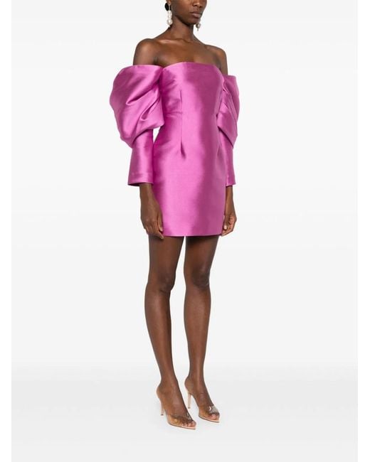 Solace London Pink Freja Mini Dress