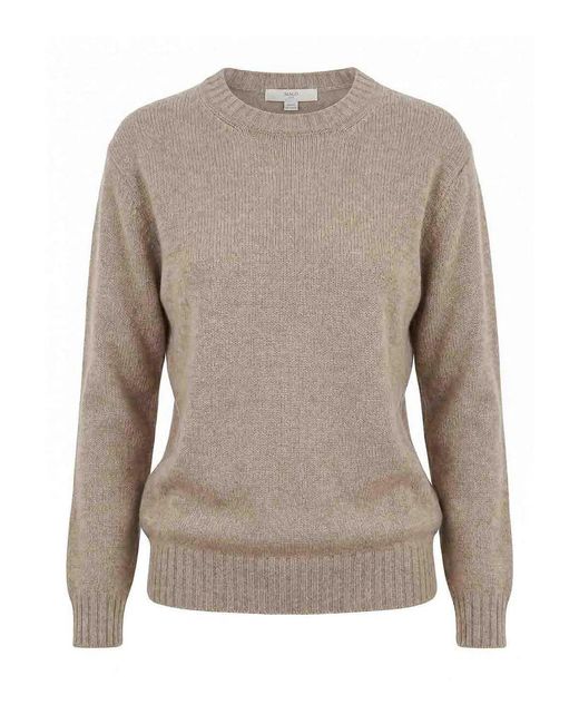 Malo Gray Round Neck Sweater