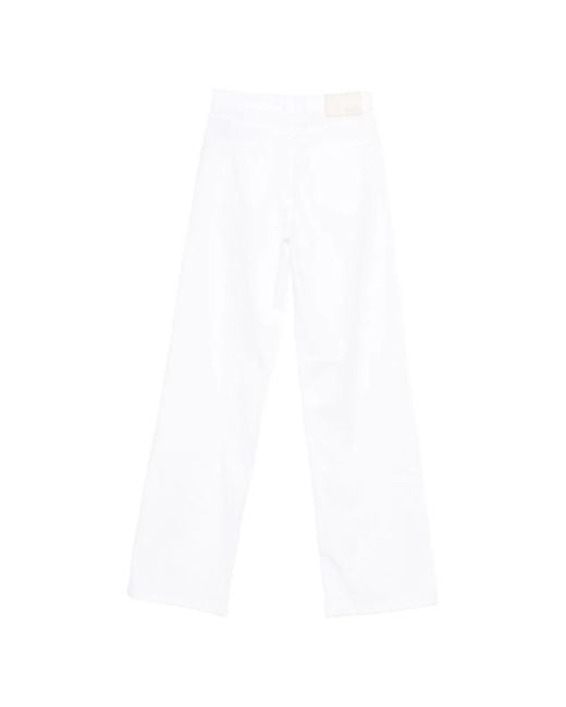 Fay White Jeans Material