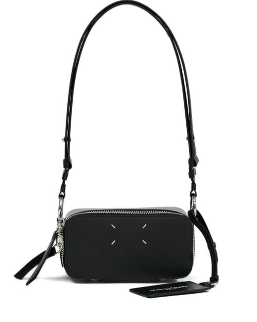 Maison Margiela Black Leather Shoulder Bag