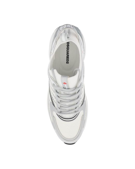 DSquared² White Dash Sneakers Running for men