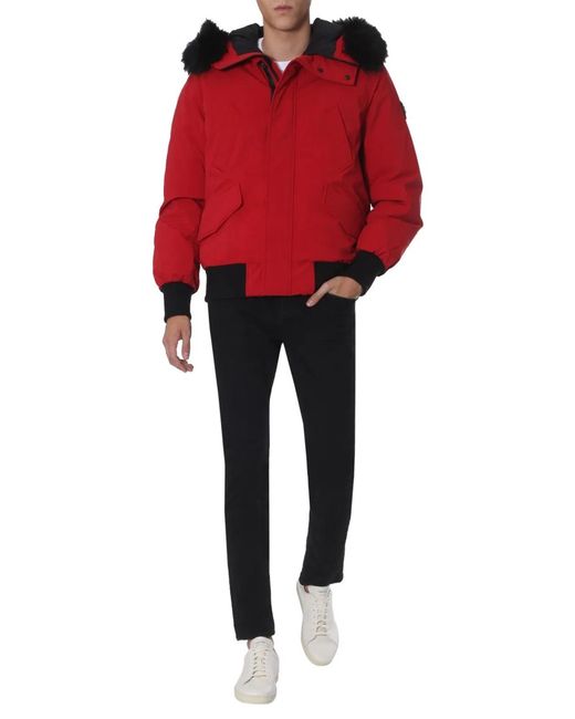 Rudsak Red "Dawn" Down Jacket for men