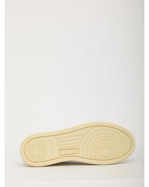 Autry Natural Medalist Low Leather Sneaker for men