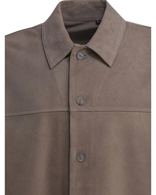 Vince Brown Lamb Skin Jacket for men