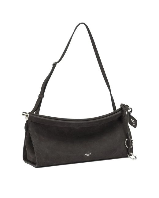 Alaïa Black Alaia "Le Click East West" Medium Shoulder Bag