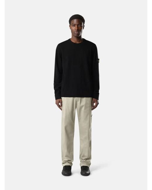 Stone Island Black Sweater Rws for men