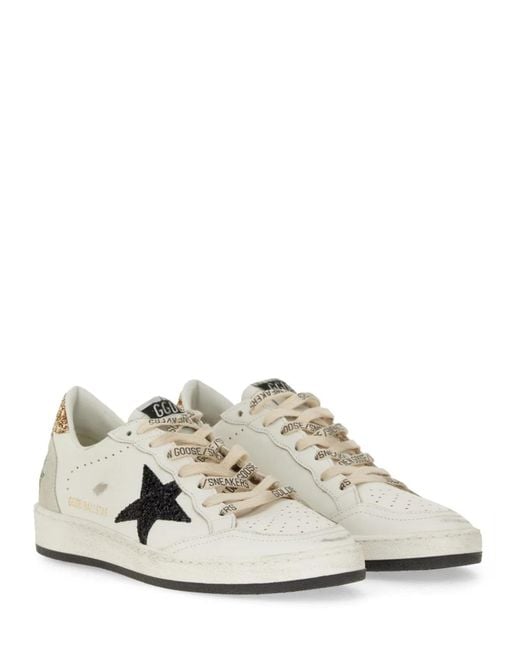 Golden Goose Deluxe Brand White "Ballstar" Sneaker