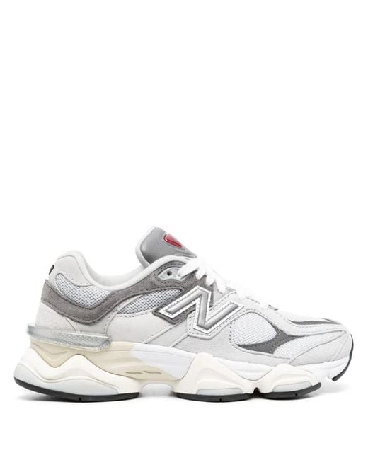 New Balance White 9060 Sneakers for men