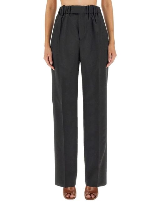 Bottega Veneta Black Virgin Wool Trousers