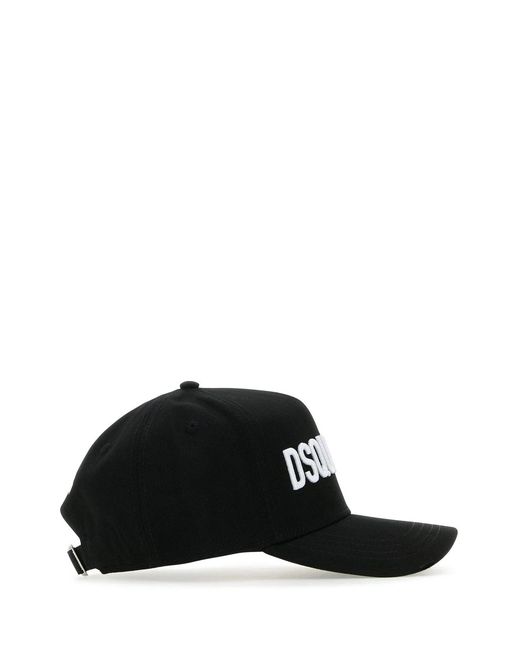 DSquared² Black Cappello for men