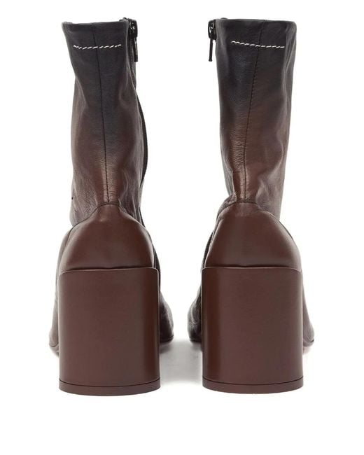 MM6 by Maison Margiela Brown Boots