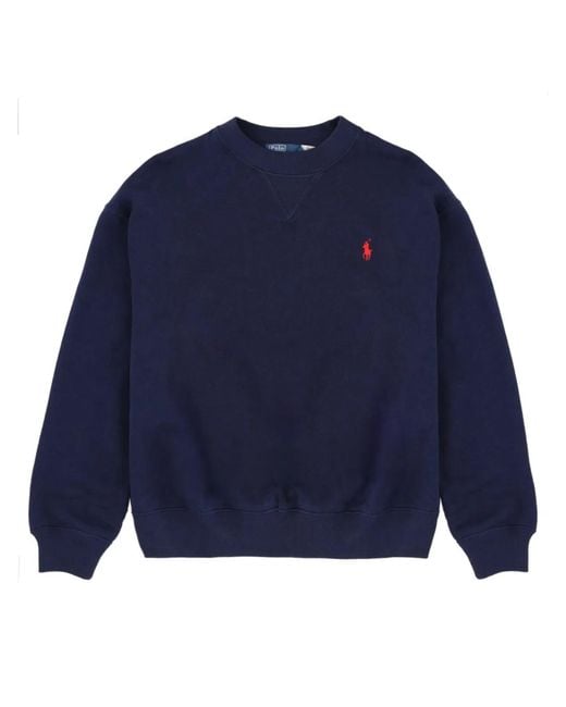 Polo Ralph Lauren Blue Sweatshirt With Logo