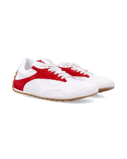 Bottega Veneta Red Orbit Flash Sneakers for men