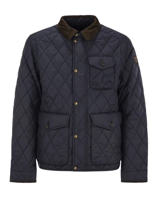 Polo Ralph Lauren Blue The Quilted Beaton Jacket for men