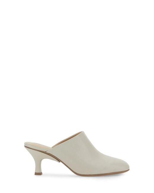 Tod's White Leather Sandal