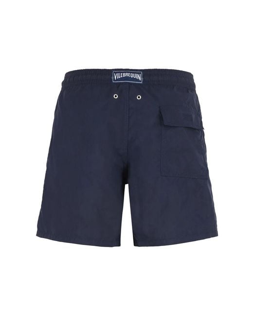 Vilebrequin Blue Nylon Swim Shorts for men
