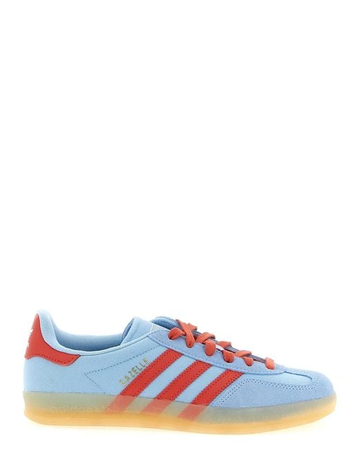 Adidas Originals White 'Gazelle Indoor' Sneakers for men