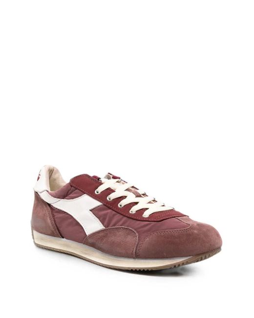 Diadora Pink "Heritage Equipe Vela Sw" Vintage Sneakers