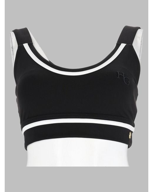 HOUSE OF GRAVITY Black Contrast Signature Bra