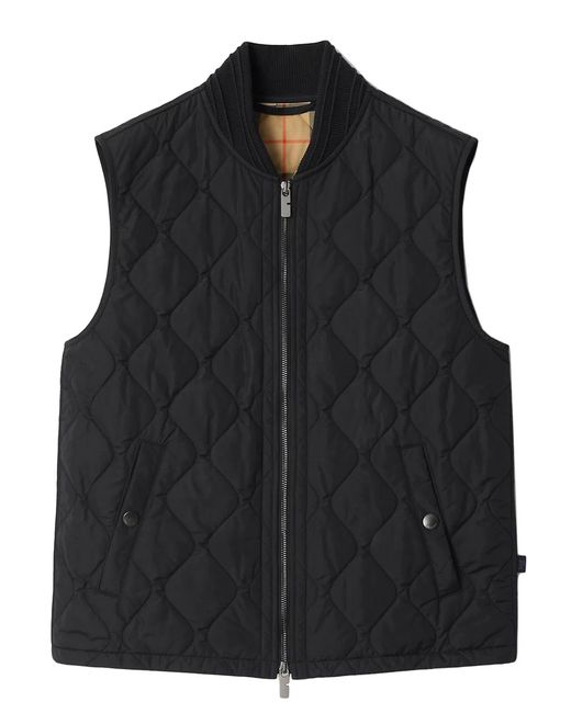 Burberry Black Nylon Vest for men