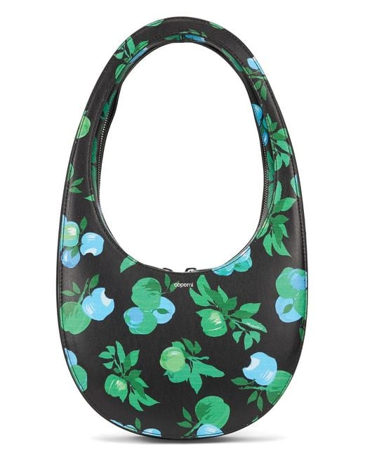 Coperni Green Swipe Flora Handbag