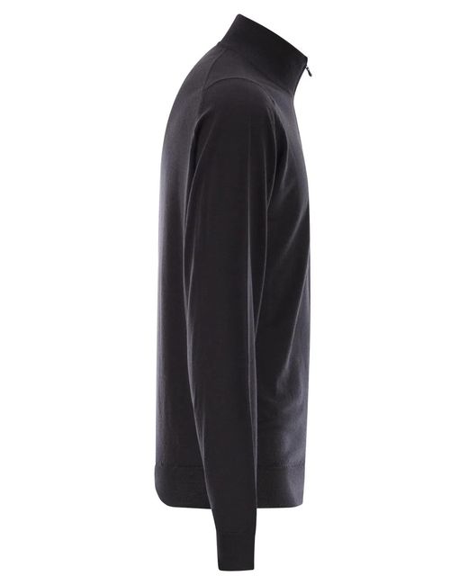 John Smedley Black Barrow for men