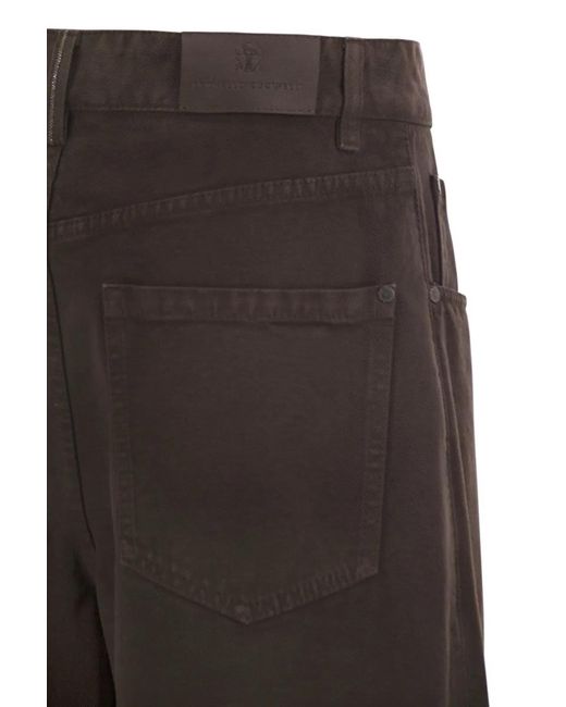 Brunello Cucinelli Gray Relaxed Trousers