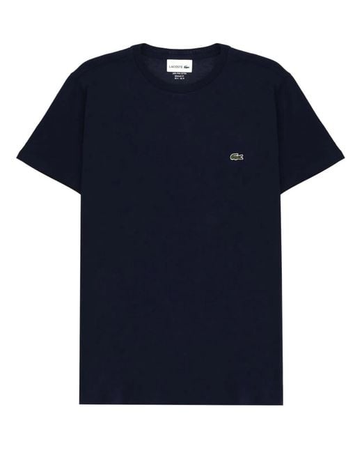 Lacoste Blue T-Shirt With Logo for men