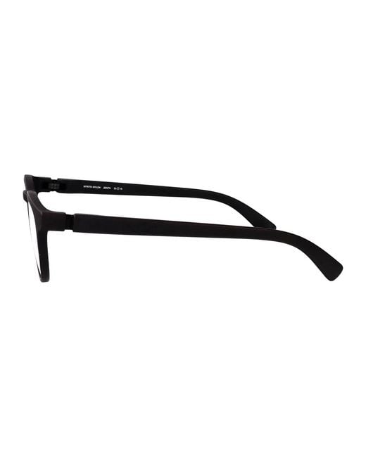 Mykita Black Md1 Pitch Steel Glasses