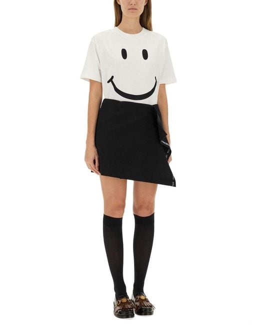 Moschino White "Smiley" T-Shirt