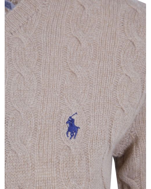 Polo Ralph Lauren Gray "Julianna" Long Sleeves Pullover