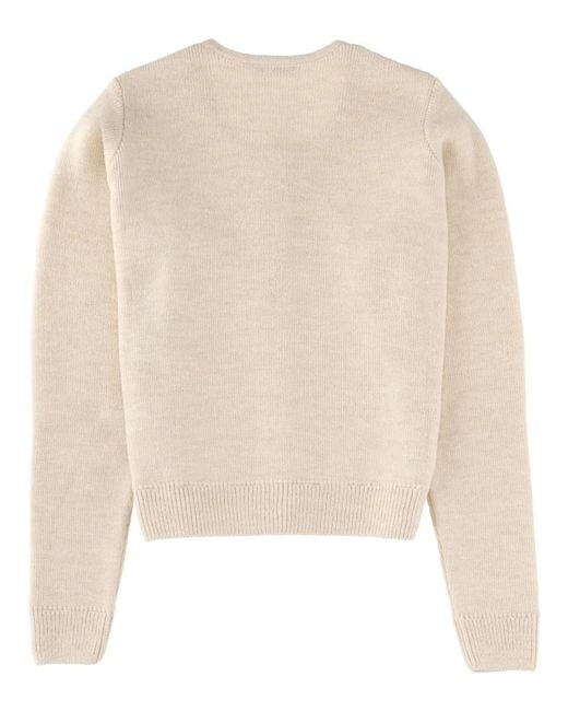 Lemaire Natural Wool Blend Cardigan