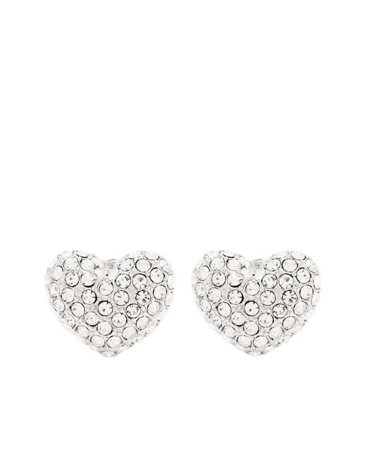 Marc Jacobs White Crystal Brass Jewelry