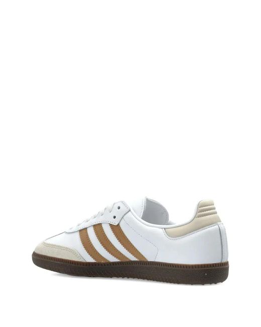 Adidas Originals White Samba Og Sneakers for men