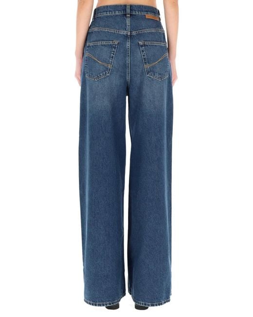 Stella McCartney Blue High Waist Jeans