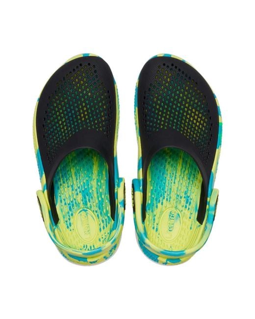 CROCSTM Green Literide 360 Marbled Clog