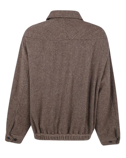 Polo Ralph Lauren Brown Woven Bomber Coat