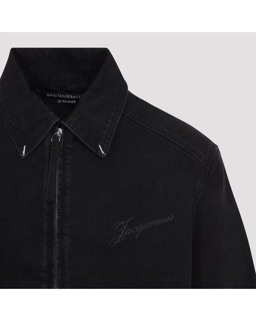 Jacquemus Black La Veste De-Nimes Canevas Jacket for men