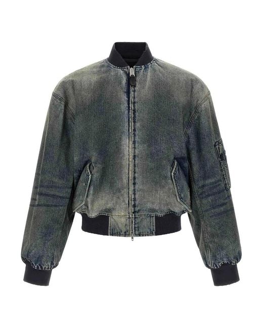 Balenciaga Gray Bomber Standard' Jacket for men
