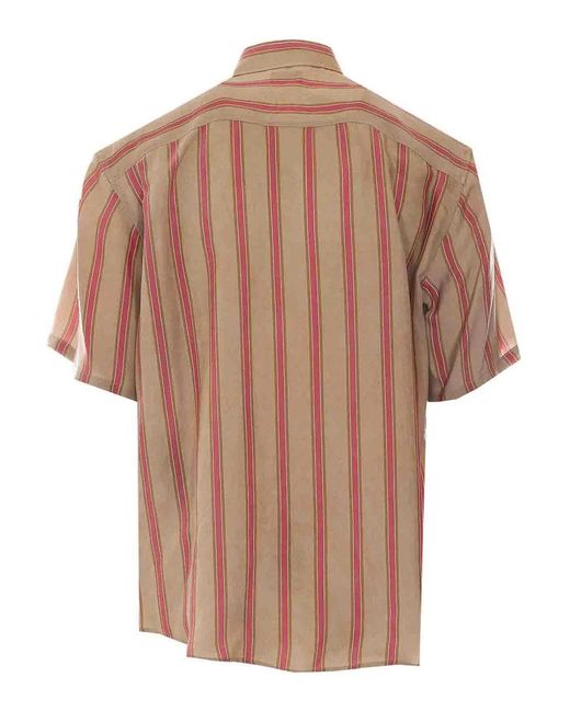 Saint Laurent Multicolor Striped Shirt for men