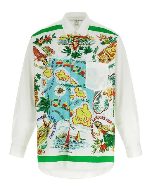 Comme des Garçons Green Comme Des Garcons Shirt Cotton Shirt for men