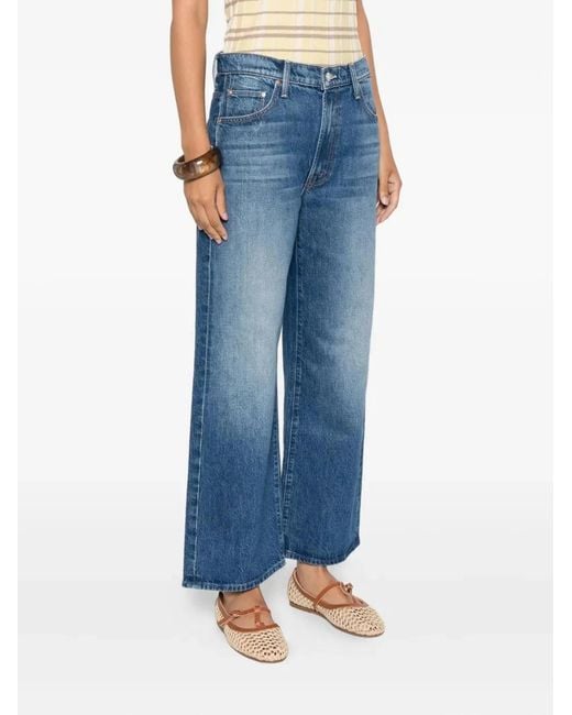 Mother Blue Dodger Ankle Jeans