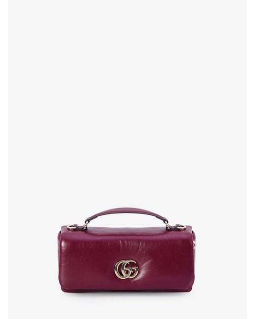 Gucci Purple Small Gg Milano Handbag