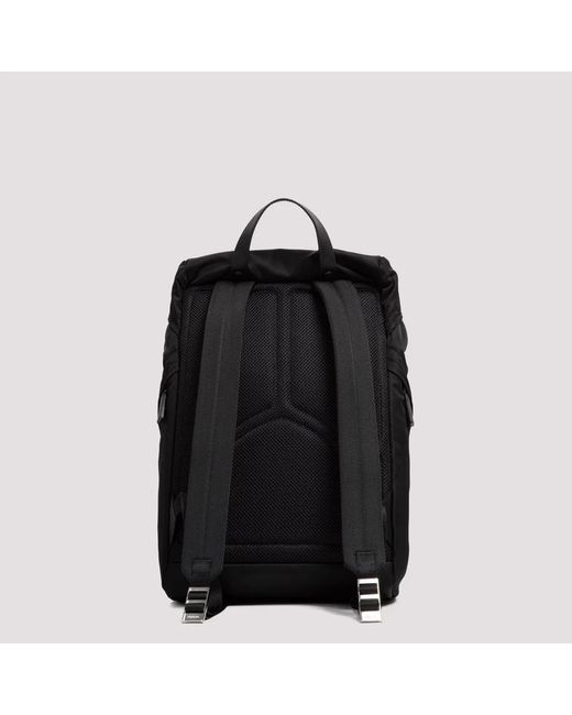 Prada Black Nylon Backpack for men